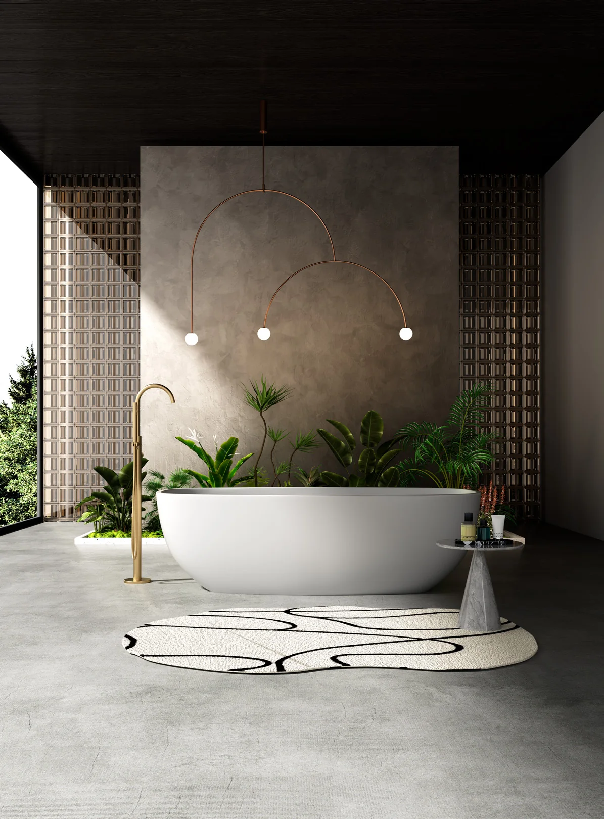 Floor-standing Bath Mixers