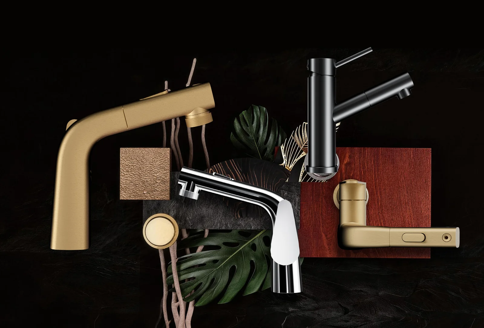 Pull-out Basin Mixers