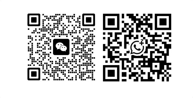 Karon WeChat and WhatsApp contact QR codes